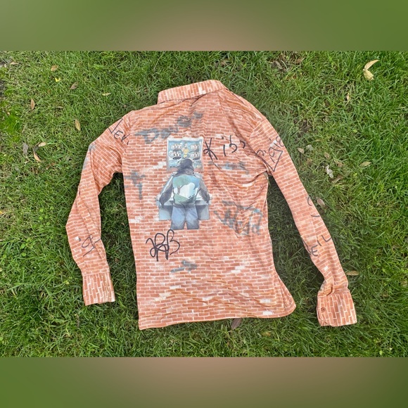 70s Vintage Nik Nik Rockstar Pinball Disco Shirt - Picture 2 of 11